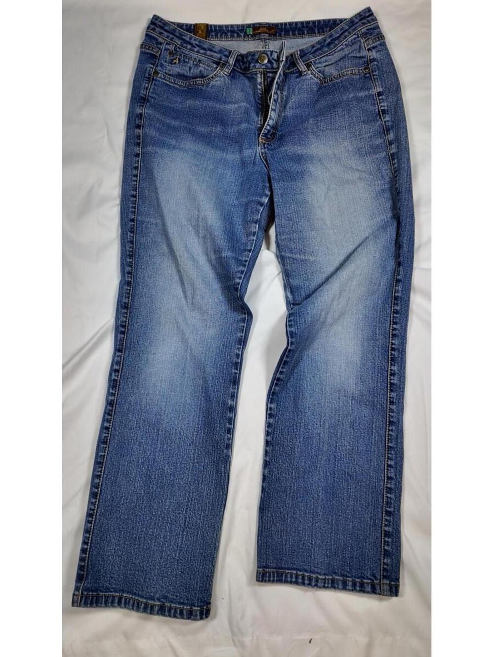 Aura‎ short rise Jeans 14P Light Wash
